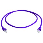 Telegärtner 100008301 Patchkabel S/FTP 6A violett 2 Meter 