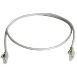 Telegärtner 100008583 Patchkabel Cat5 3 Meter grau U/UTP PVC 