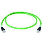 Telegärtner 100017308 Patchkabel S/FTP Cat.6A grün 0,5 Meter PUR STX UL 