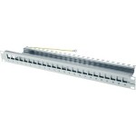 Telegärtner 100021492 19 Zoll -Modulträger 1HE grau 24AMJ/UMJ Ports leer 