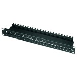 Telegärtner 100021497 19 Zoll AMJ-Modulträger 1HE 24P leer schwarz 