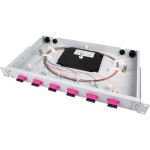 Telegärtner 100021818 Spleißbox bestückt 6xSCD 50/125OM4 1HE 