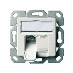 Telegärtner 100022940 Anschlussdose alpinweiß AMJ45 8/8Cat5e/UP50 