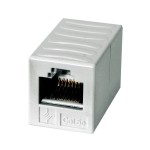 Telegärtner 100023166 AMJ-Kupplung K Cat.6 iso RJ45 (f-f) alpinweiß 