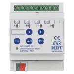 MDT AKU-0416.03 KNX Universalaktor 4-fach 4TE REG 16 A 230 V AC 100 µF 15 EVG 