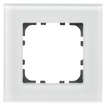 MDT BE-GTR1W.01 KNX Glasrahmen 1-fach für 55 mm Programme Weiß 