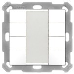 MDT BE-TA5508.G2 KNX Taster 55 8-fach Reinweiß glänzend 
