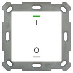 MDT BE-TAL5501.B1 KNX Taster Light 55 1-fach RGBW Reinweiß glänzend Schalten 
