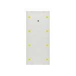 MDT ZSFA55P8 KNX Schriftfeldabdeckung für Taster Plus BE-TA55P8.x1 
