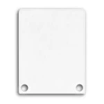 Dotlux 4083 Alu-Endkappe für Profil/Abdeckung DXA4/L + DXE5/L weiß 2 Stück inkl. Schrauben 