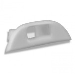Dotlux 4291 PVC-Endkappe für Profil/Abdeckung DXA33/R grau mit Kabeldurchführung 