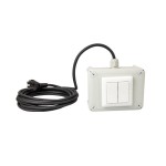 Dotlux 5010-1 Funksendereinheit mit 4fach Taster mobile Version im Gehäuse mit 5 MeterKabel und Schuko-Stecker 