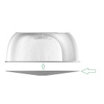 Dotlux 5154 Blendschutzabdeckung für Art. 5153 für LIGHTSHOWERdob 5152-050120 nur verwendbar zusammen mit Reflektor 5153 