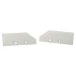 Dotlux 5490 Alu-Endkappe für Profil/Abdeckung DXAD4/V weiß 