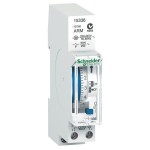 Schneider 15336 Zeitschaltuhr mech. IH24h 1c ARM, 1 TE, 24 Std., 1 Kanal, 100 Std. Reserve 
