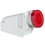 Schneider 81182 Wandsteckdose, 63A, 3p+E, 380-415 V AC, IP67 