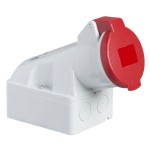 Schneider 83121 Wandsteckdose, 32A, 3p+N+E, 380-415 V AC, IP44 