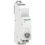 Schneider A9E18032 Drucktaster iPB, 1 Schließer, Taste grau 