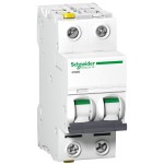 Schneider A9F05216 Leitungsschutzschalter iC60N, 2P, 16A, D Charakteristik 