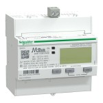 Schneider A9MEM3235 Energiezähler iEM3235, 3-phasig, 1A/5A, erweiterte Messfunktion, M-Bus, 1E/1A, MID konform, Genauigkeitsklasse 1/0,5s 