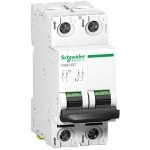 Schneider A9N61526 Leitungsschutzschalter C60H-DC, 2P, 6A, C-Charakteristik, 