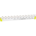 Schneider A9XPH612 Phasenschiene für FI/LS, ablängbar, 1P+N, 12 Module für 6 FI/LS, 80A 