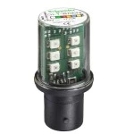 Schneider DL1BDG6 LED-Lampe, blau für Befehls- u. Meldegeräte, BA 15d, 120V 