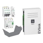 Schneider Electric KITEVW2BASIC EVlink Bundle P2-Wand 2 x 22kW Typ 2 Steckdose-Schutzkomponenten 