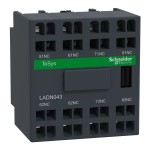 Schneider LADN043 Hilfsschalterblock, 4Ö, Federzuganschluss 