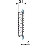 Schneider NSYCVF300M230PF ClimaSys-Lüfter IP54, 300m³/h, 230V, mit Ausgangsgitter und Filter G2 