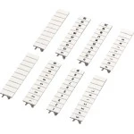 Schneider NSYTRAB520 Einsteckb. Markierstreifen, 5mm, 10 Stellen 11, 20, horizontal gedruckt, weiß 