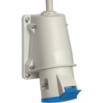 Schneider PKF16W423 CEE Wandsteckdose, Schraubklemmen, 16A, 2p+E, 200-250 V AC 
