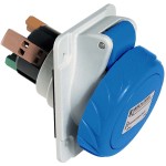 Schneider PKY16F723 CEE Anbausteckdosen Schneidklemmen, 16A, 2p+E, 200-250 V AC 
