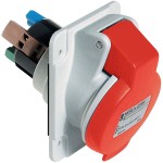 Schneider PKY32F434 CEE Anbausteckdose Schneidklemmen, 32A, 3p+E, 380-415 V AC 