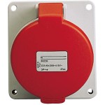 Schneider PKY32W434 CEE Wandsteckdose Schneidklemmen, 32A, 3p+E, 380-415 V AC 