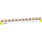 Schneider R9XFH412 Resi9 Phasenschiene Gabel, 4P, 12 TE, 63A, ablängbar 