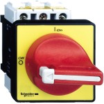Schneider VCD0 Not-Aus/Hauptschalter, D=22,5mm, 3p, 690V, 25A, Griff rot abschließbar 