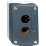 Schneider XALD03 Leergehäuse, Harmony XALD, Kunststoff, dunkelgrau, 3 Bohrungen, 22mm 