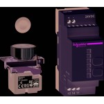 Schneider XB4RFB01 Kombipaket, Funkdrucktaster, Empfänger, nicht programmierbar, Metall, Ø22mm, 24V DC, 10 farbiges Kappenset 