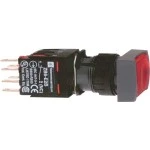 Schneider XB6DW4B2B Leuchtdrucktaster, rot Ø 16, flach, ohne Rastung, 24 V, 1Ö 