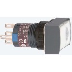 Schneider XB6EDW1B1P Leuchtdrucktaster, weiß Ø 16, flach, o. Rastung, 24 V, 1W 