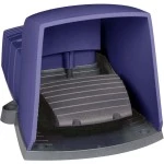 Schneider XPEB311 Fußschalter, Harmony XPE, einfach, Kunststoff, blau, 1-stufig, 2Ö+2S, IP66, mit Schutzhaube 