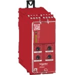 Schneider XPSUAT13A3AP Sicherheitsrelais, Harmony XPSU, 10Fkt, 1Kreis, PLe/Kat4/SIL3, 3S+3Sv 0,1-900s 1Ö 1T, Diagnose, 24 VAC/DC, Schraub 