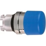 Schneider ZB4BC64 Pilzdrucktaster, Frontelement, Harmony XB4, Metall, 22mm, blau, Pilz 30mm, unbeschriftet, tastend 