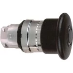 Schneider ZB4BT2 Pilzdrucktaster, Frontelement, Harmony XB4, Metall, 22mm, schwarz, Pilz 40mm, Zugentriegelung 