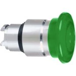 Schneider ZB4BW433 Pilzdrucktaster, Frontelement, Harmony XB4, Metall, 22mm, beleuchtet, grün, Pilz 40mm, tastend, für universelle LED 