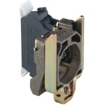 Schneider ZB4BZ1025 Hilfsschalterblock mit Befestigungsflansch, Harmony XB4, Metall, 22mm, 30mm, 1Ö, Spring Clamp 