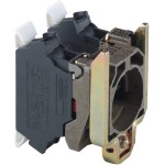 Schneider ZB4BZ1045 Hilfsschalterblock mit Befestigungsflansch, Harmony XB4, Metall, 22mm, 30mm, 2Ö, Spring Clamp 
