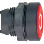 Schneider ZB5AA432 Drucktaster, Frontelement, Harmony XB5, Kunststoff, 22mm, rot, beschriftet O, tastend 