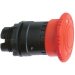 Schneider ZB5AS844 Not-Aus/Not-Halt-Schalter, Frontelement, Harmony XB5, Kunststoff, 22mm, rot, Pilz 40mm, Drehentriegelung 